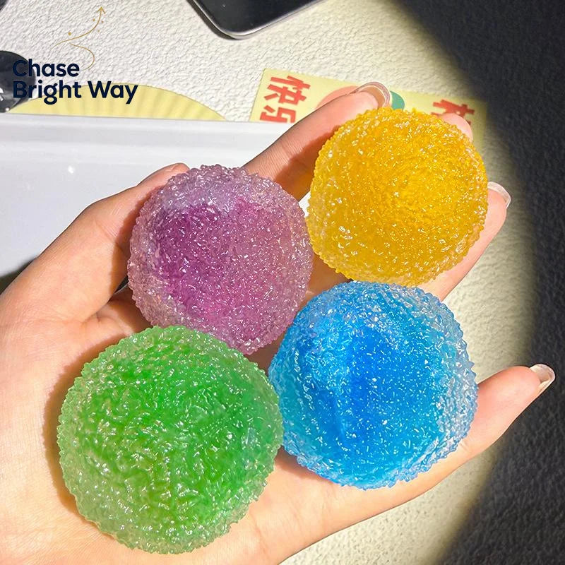 Sensory Squeeze Ball – Reusable Slushie Crackling Fidget Toy