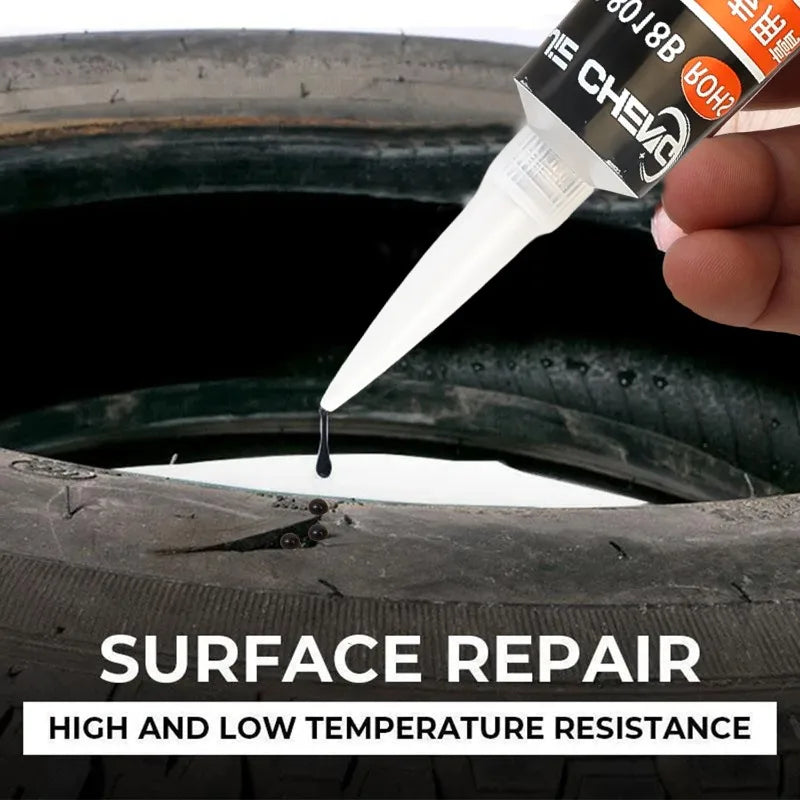 Waterproof Tire Repair Adhesive Kit – 50ml Strong Rubber Glue