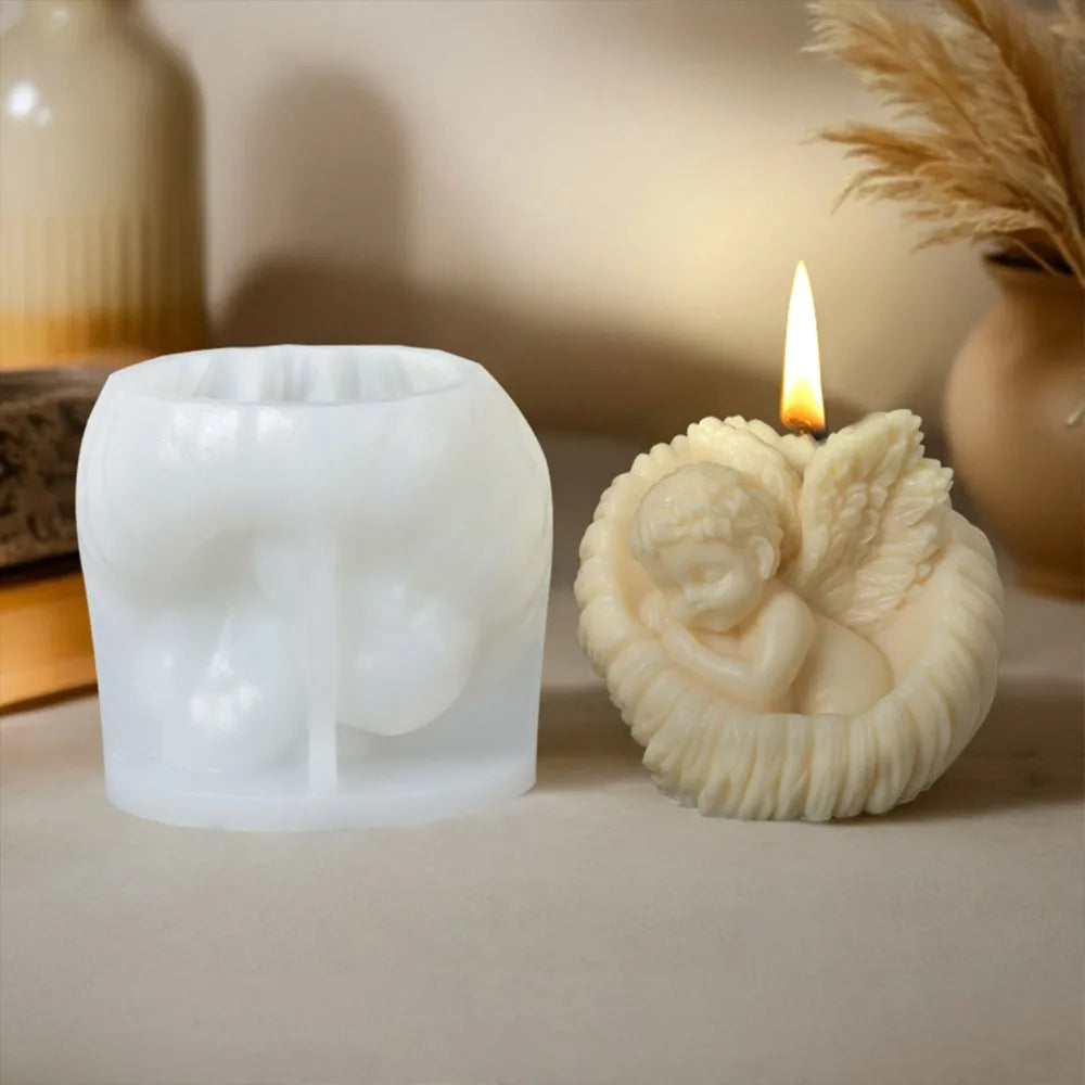Silicone Shell Candle Mold – Flexible Resin & Wax Casting