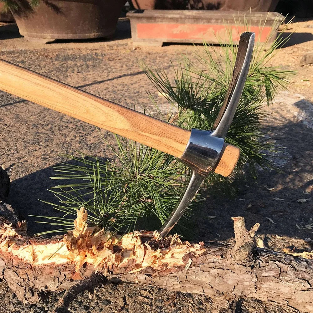 Stainless Steel Hand Cultivator – Dual Head Garden Hoe Tool