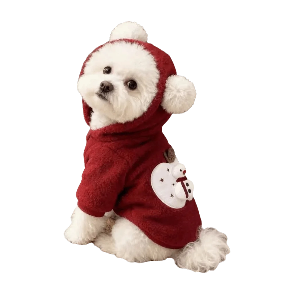 Fleece Pet Hoodie Rabbit Ears Dog Sweatshirt Coat S–XL