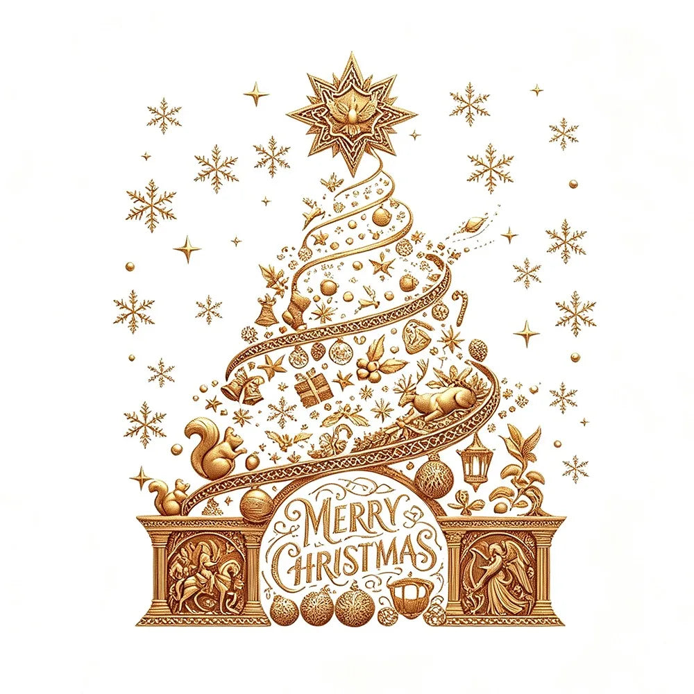 Reusable Christmas Window Clings – PVC Electrostatic Xmas Decals
