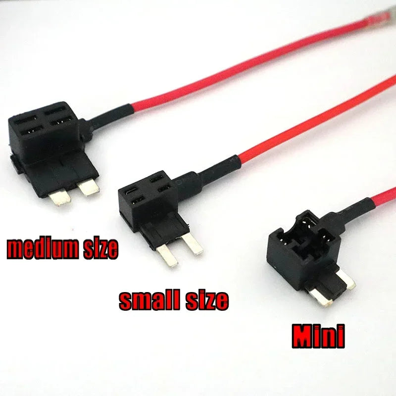 Universal Mini Blade Fuse Holder with Wire – Slim Car Fuse Plug