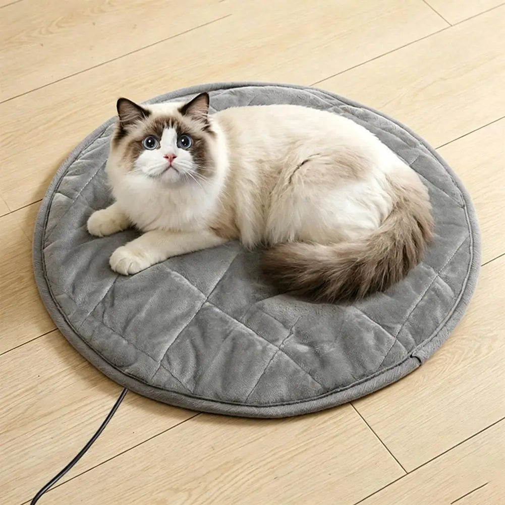 USB Electric Pet Heating Pad – Plush Warming Mat for Dogs & Cats