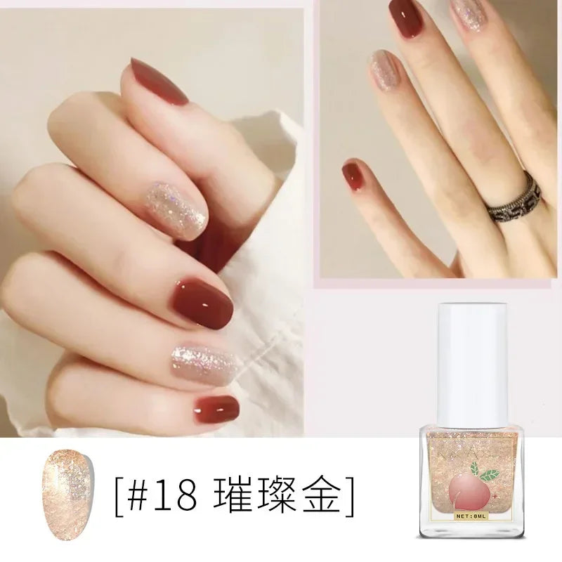 Handaiyan 8ml Water-Based Peel-Off Nail Polish | Quick Dry