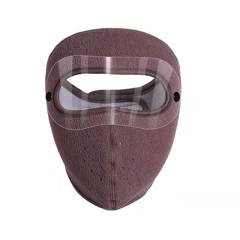 Winter Fleece Motorcycle Face Mask – Goggles & Ear Protection