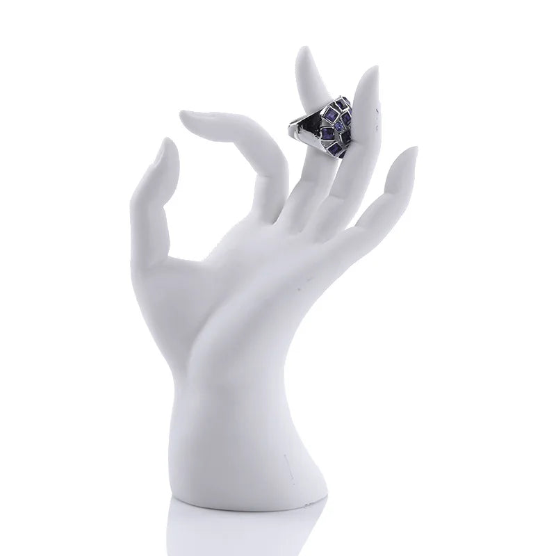 Resin Abstract Art Jewelry Display Bust & Mannequin Head Stand