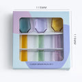 Colorful Borosilicate Glass Spoons – Coffee & Dessert Set of 3