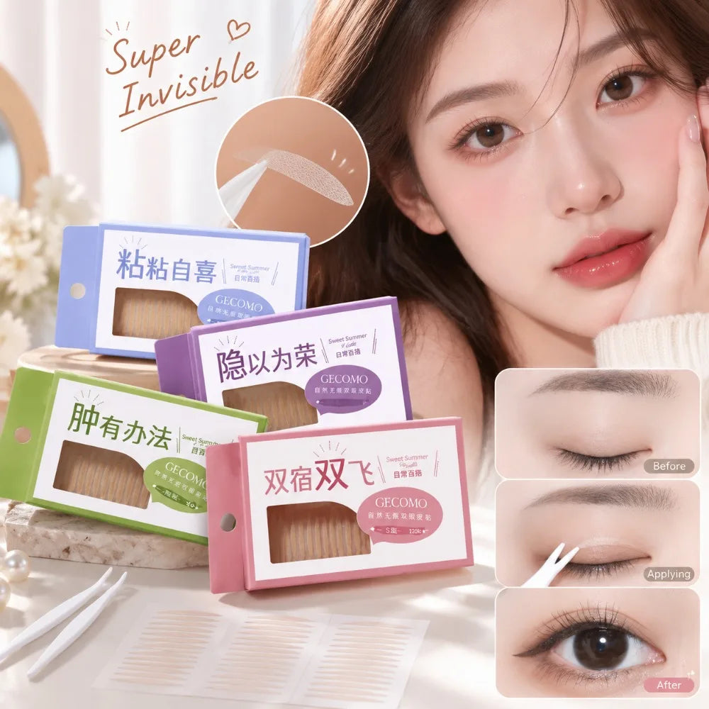 240 PCS Double Eyelid Tape Stickers – Invisible Natural Lift