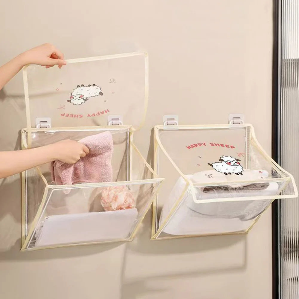 Waterproof Bathroom Hanging Storage Bag – Foldable Sheep Design