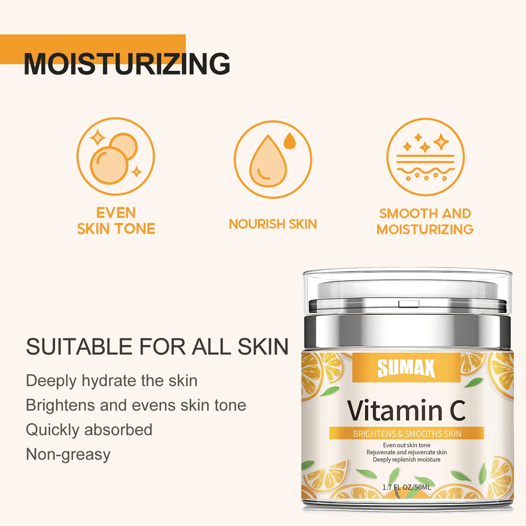 SUMAX Vitamin C Face Cream – Brightening Moisturizer 50ml