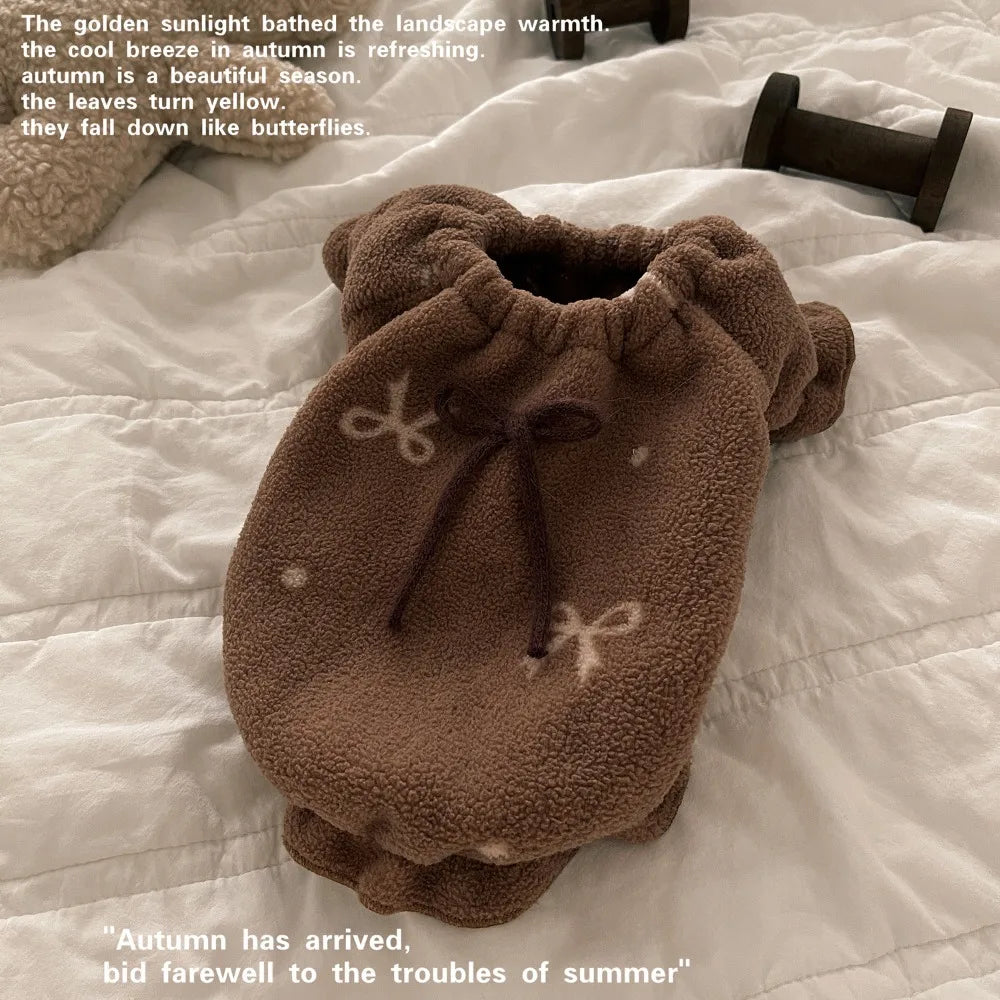 Double-Sided Plush Pet Vest – Warm Dog & Cat Coat