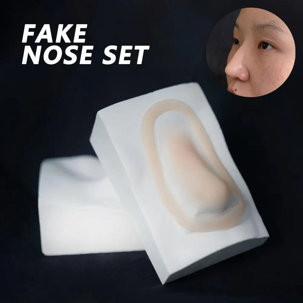 Silicone Prosthetic Nose & Chin Kit – Halloween Cosplay Theater