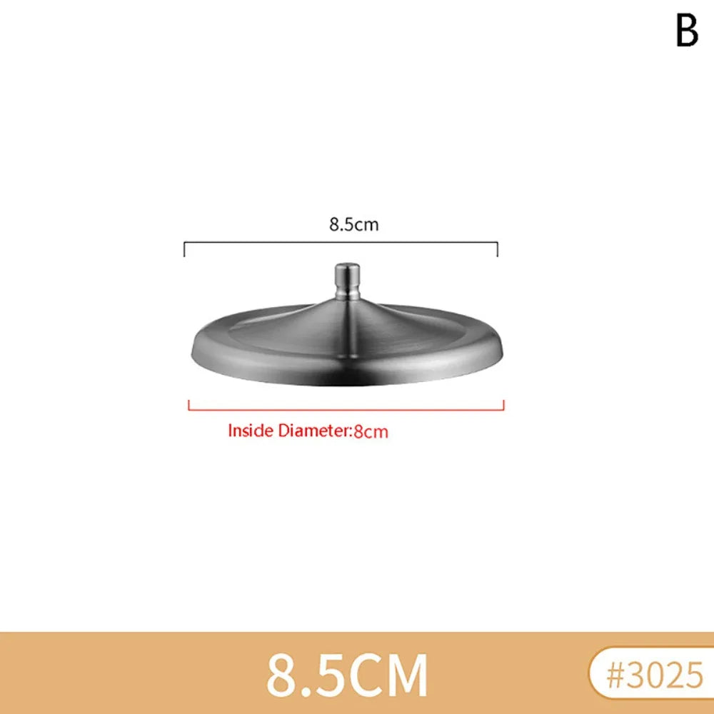 Stainless Steel Mug Cover with Handle | 5 Sizes, Dust-Free