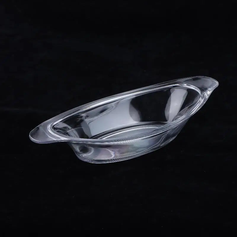 Acrylic Banana Split Bowl – Ice Cream Sundae Serving Dish