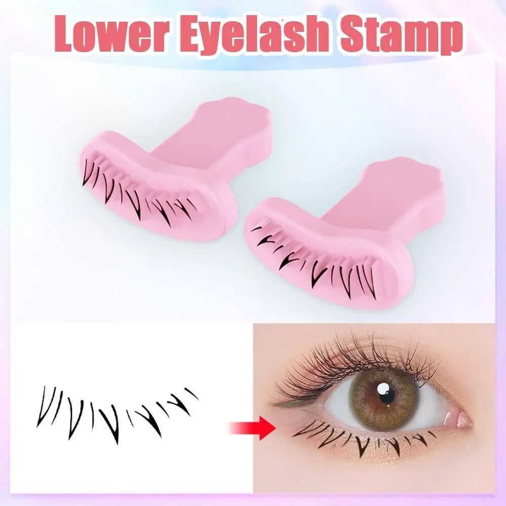 V-Shape False Eyelash Stamp – DIY Eyeliner Seal Makeup Tool
