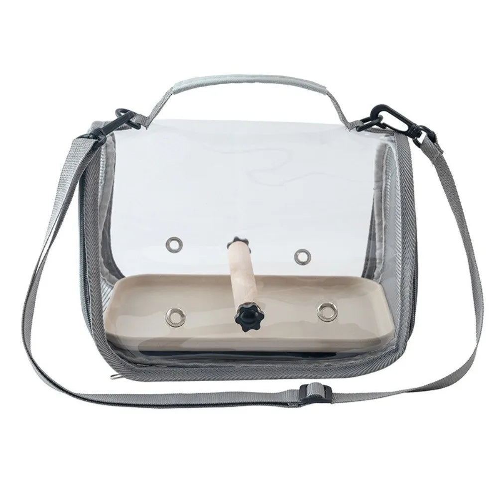 Foldable Breathable Mesh Bird Travel Carrier Cage | Portable