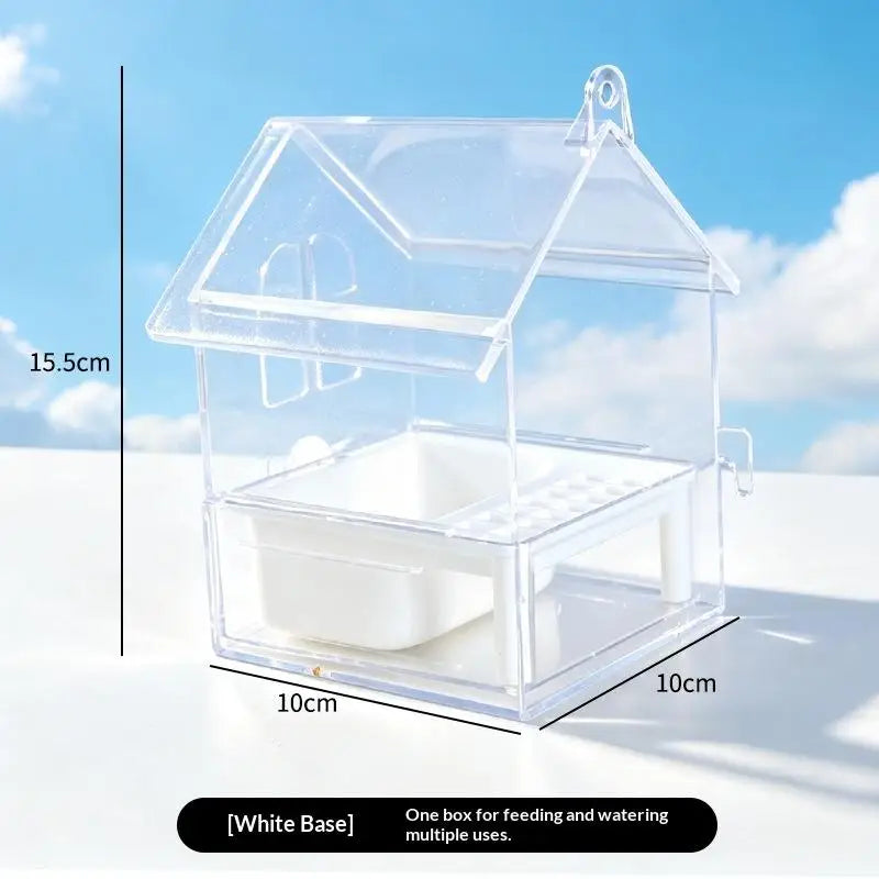Hanging Bird Feeder Bowl – Leakproof Cage Feeder for Parrots