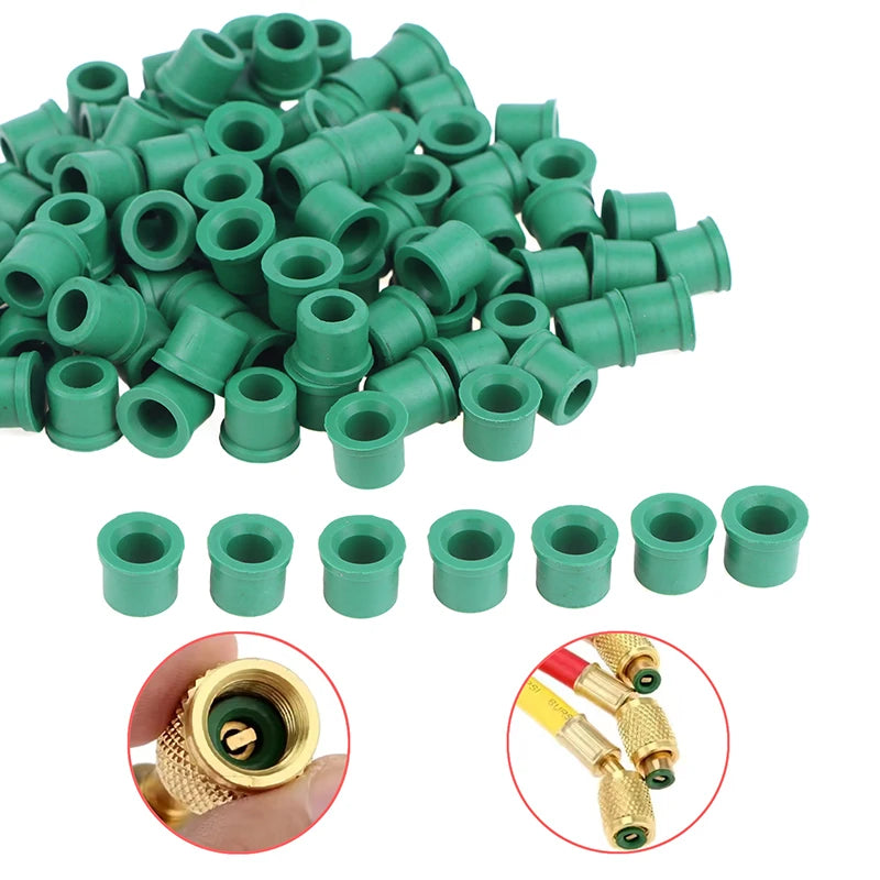 50/100Pcs HVAC O-Ring Gasket Kit – R410A R134A 1/4" Seal