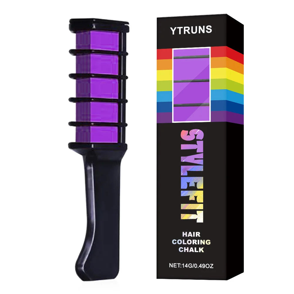 Temporary Hair Color Comb Stick – Washable Hair Chalk