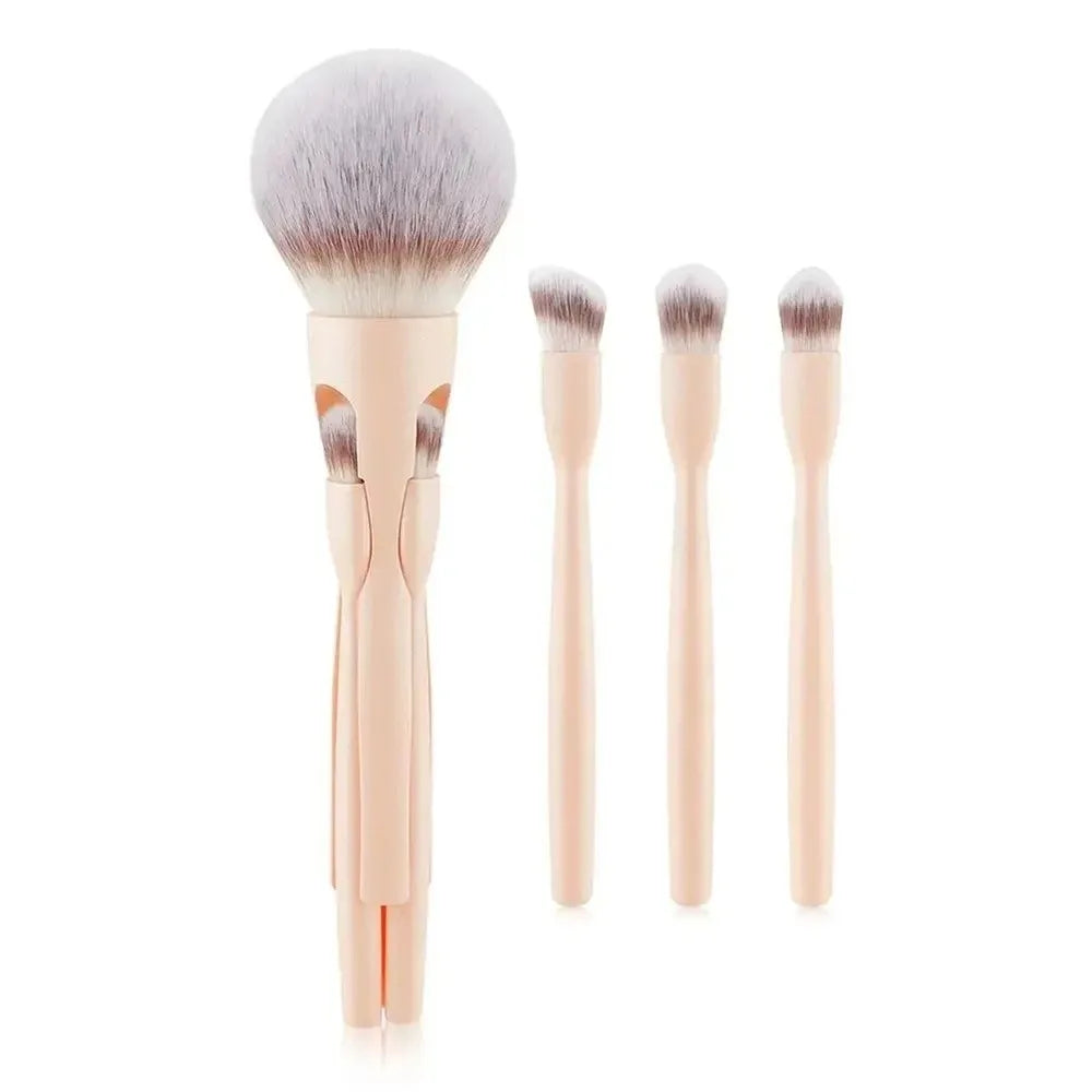 Magnetic 4-in-1 Transformable Makeup Brush – Face & Eye