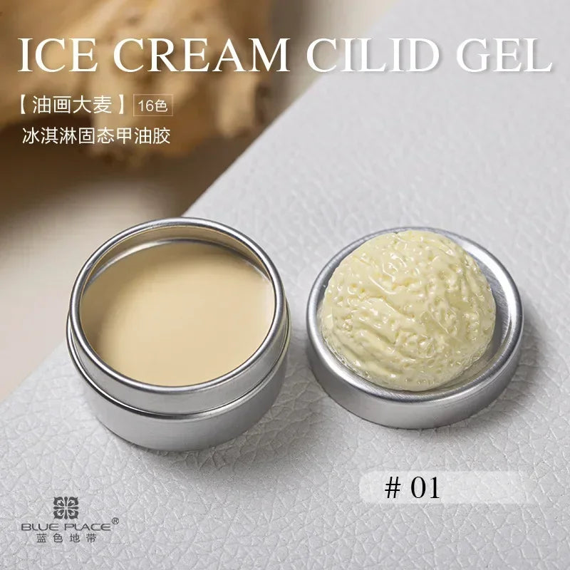 Handaiyan 64 Colors Solid Nail Polish Gel – Ice Cream Texture