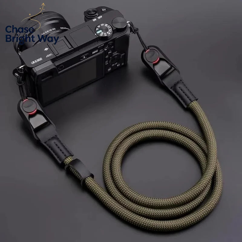 Quick-Release Cotton Rope Camera Neck & Shoulder Strap