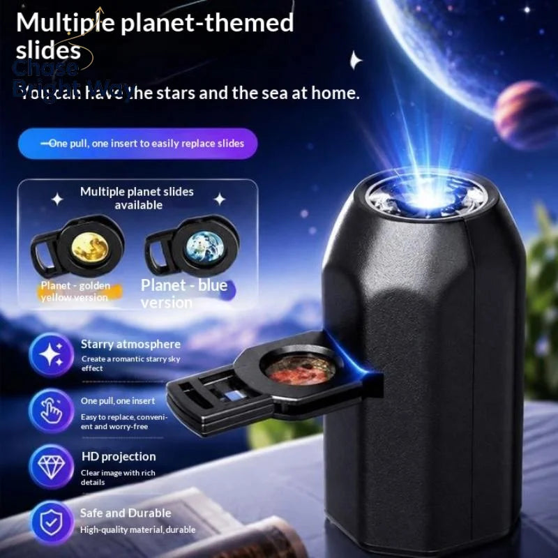 USB Mini Galaxy Projector Night Light – HD Space Projection Lamp