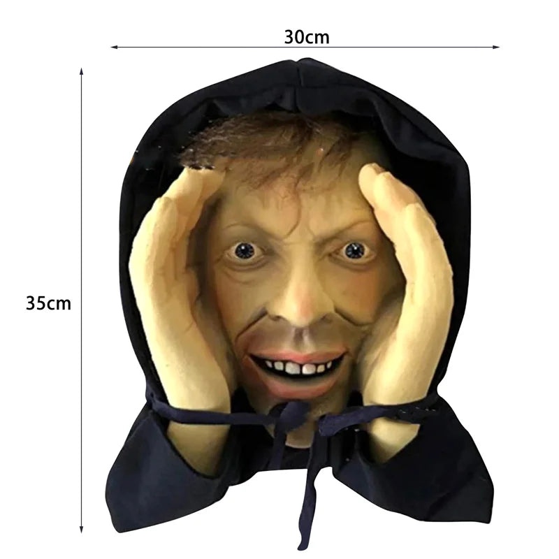 Scary Peeper Halloween Window Sticker – Spooky Prank Decor