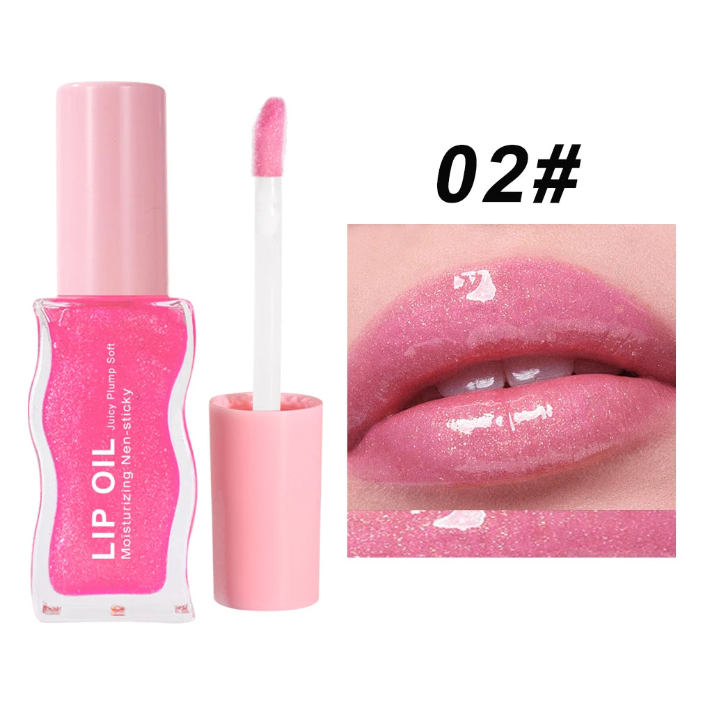 YTRUNS Fruit & Honey Lip Oil – Hydrating Pearl Lip Gloss
