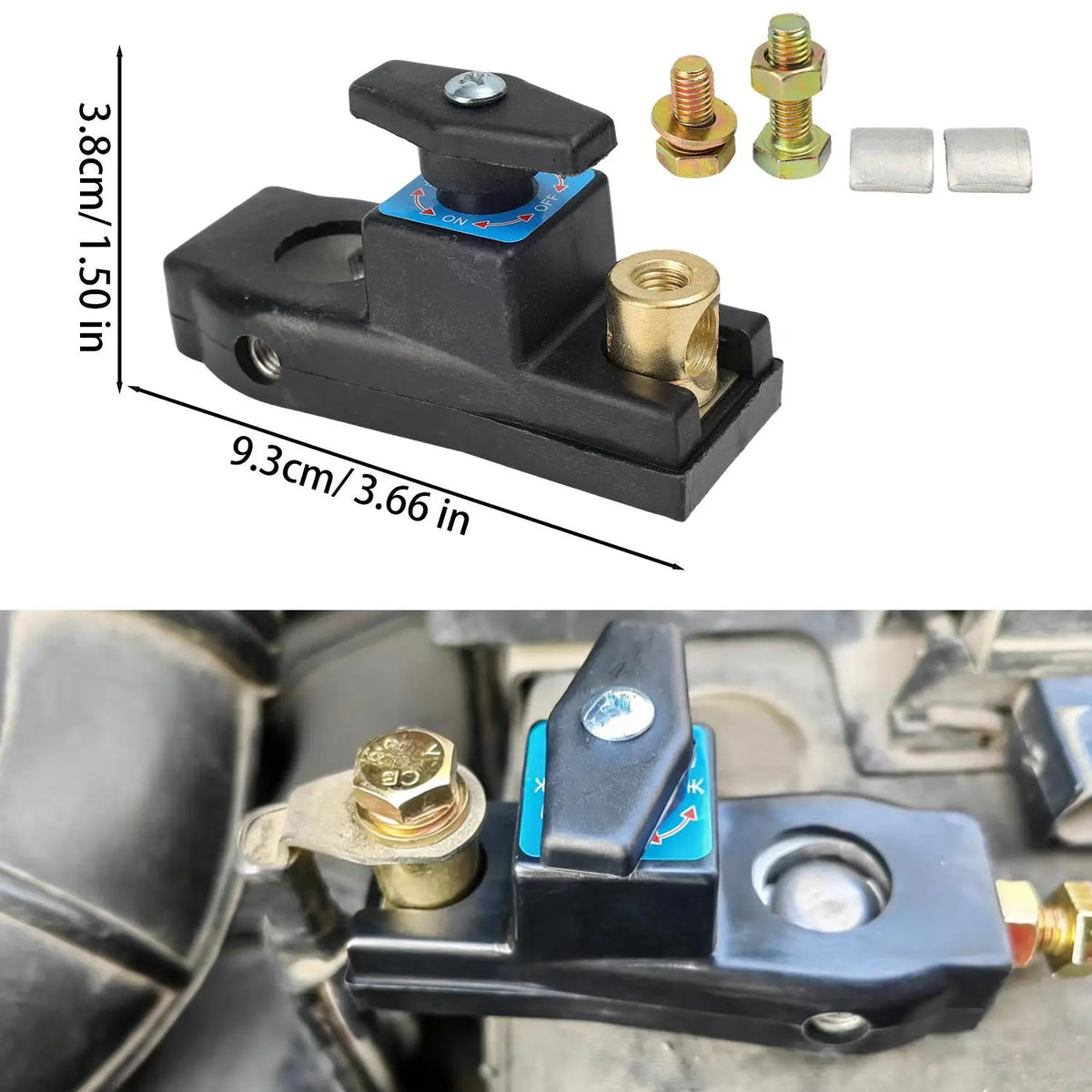 Waterproof Battery Disconnect Switch 12V/24V 250A Isolator