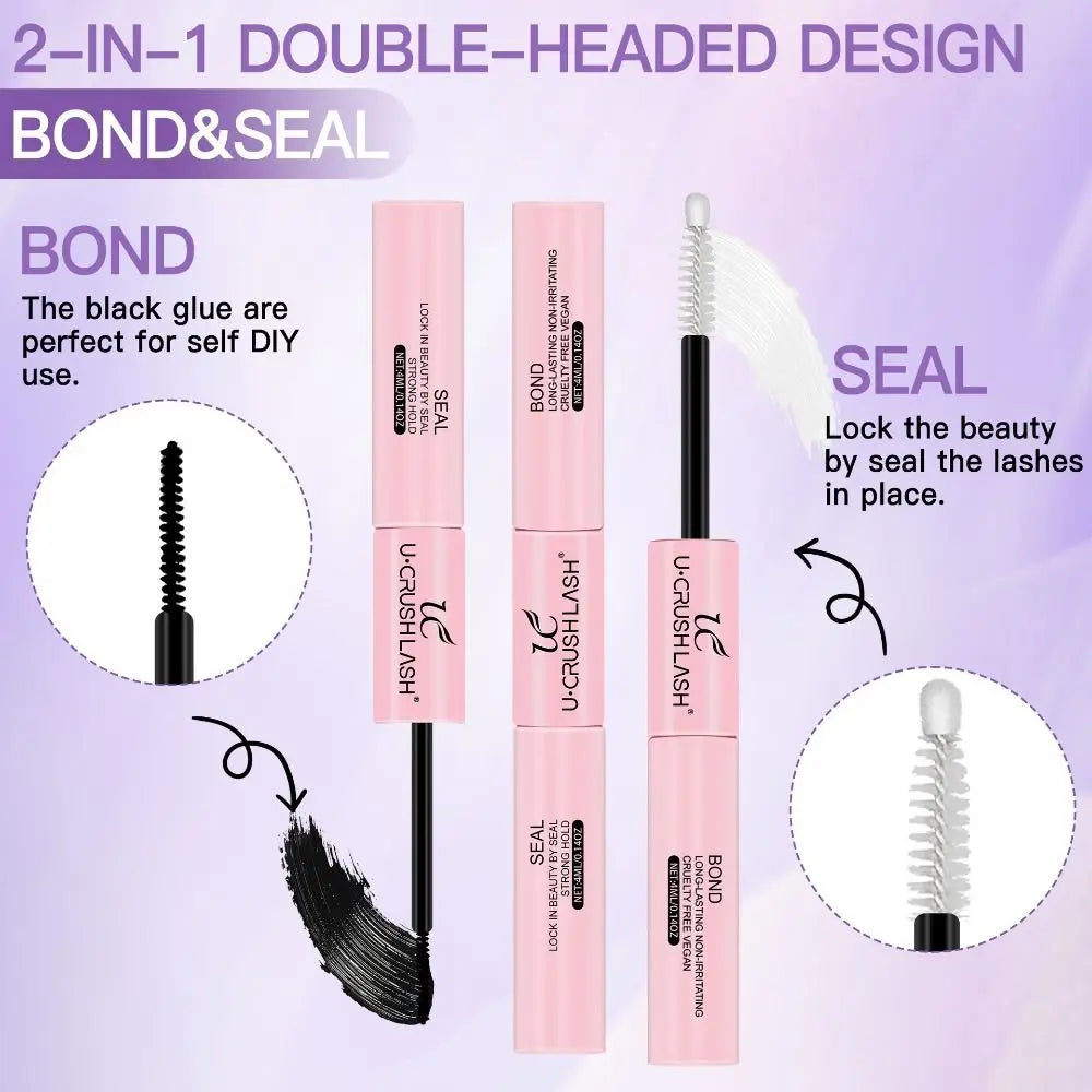Waterproof Lash Extension Glue Kit – Clusters & Remover
