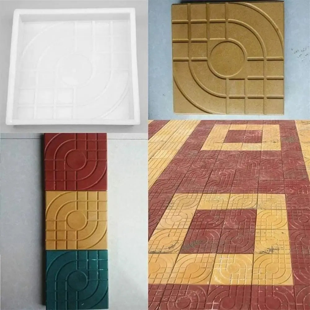 Square Plastic Stepping Stone Mold – Reusable DIY Paver
