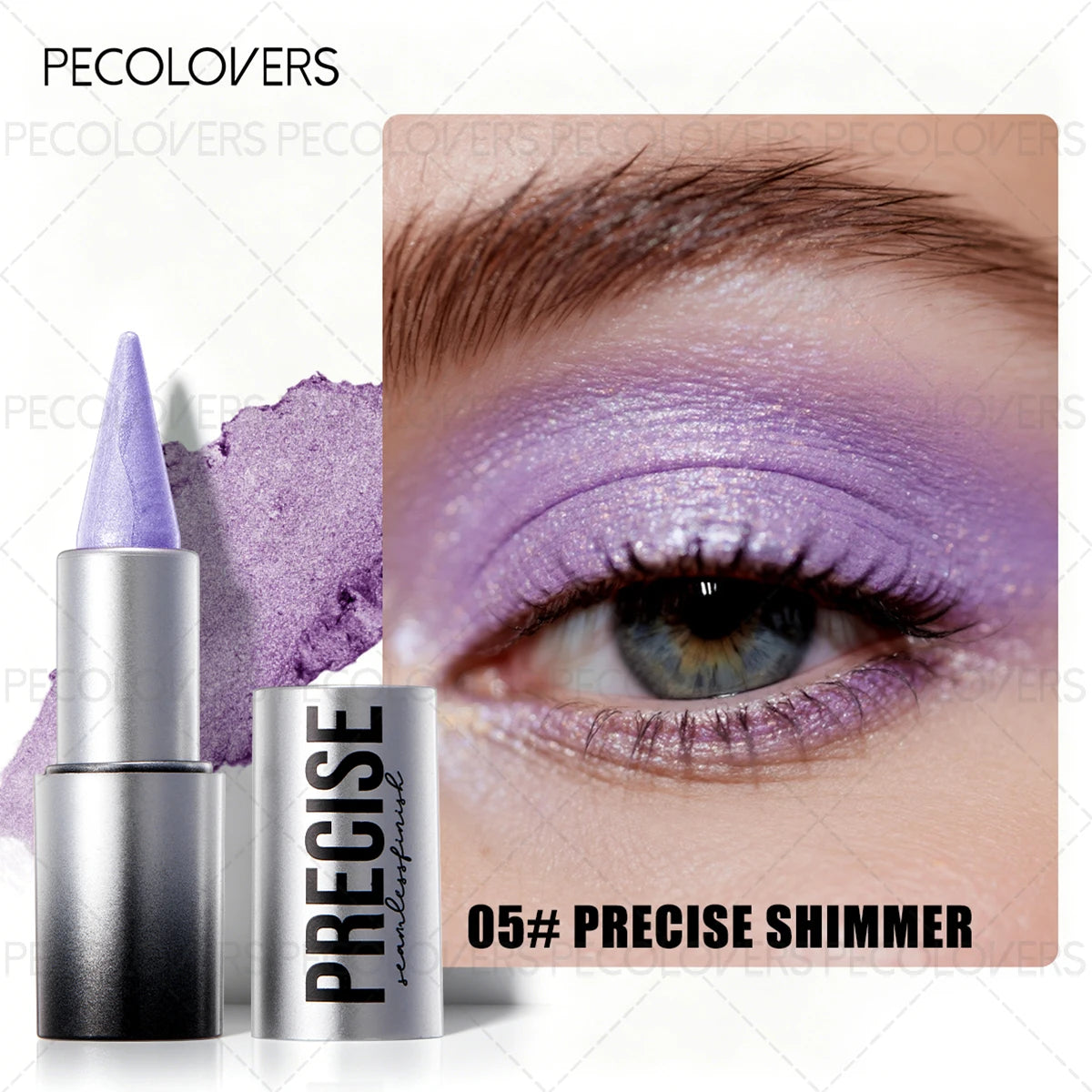 PECOLOVERS Matte Eyeshadow Palette & Waterproof Pencil Set
