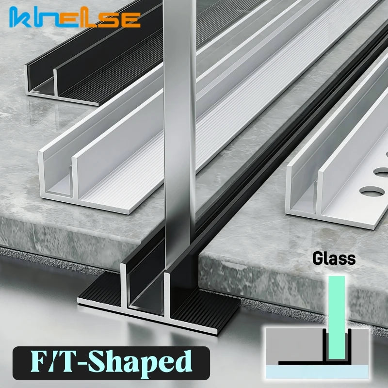 Recessed Bathroom LED Aluminum Profile F/T-Shape Shower Channel