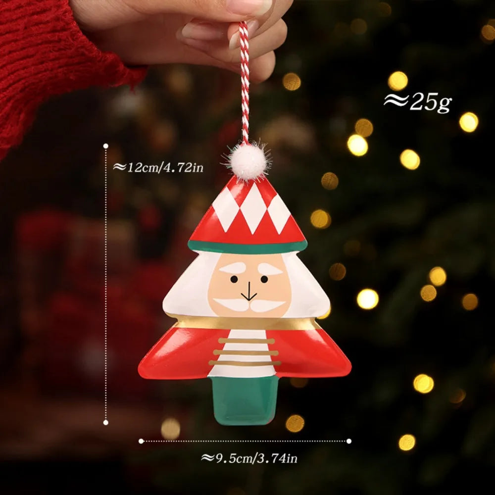 Nordic Iron Christmas Hanging Ornaments – Santa & Xmas Tree