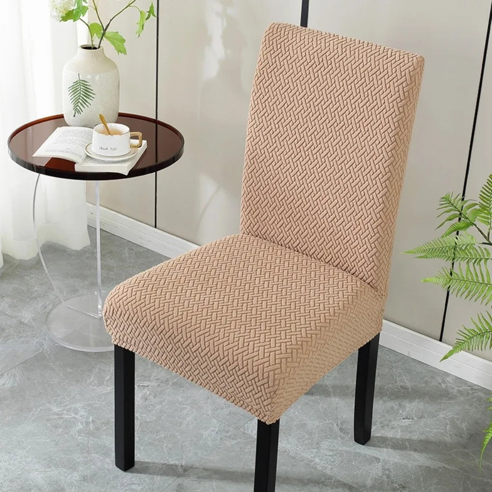 T-Shape Jacquard Chair Cover – Elastic Universal Slipcover