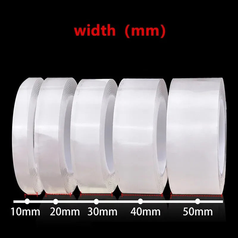 Strong Transparent Nano Tape – Waterproof, Reusable, No Residue