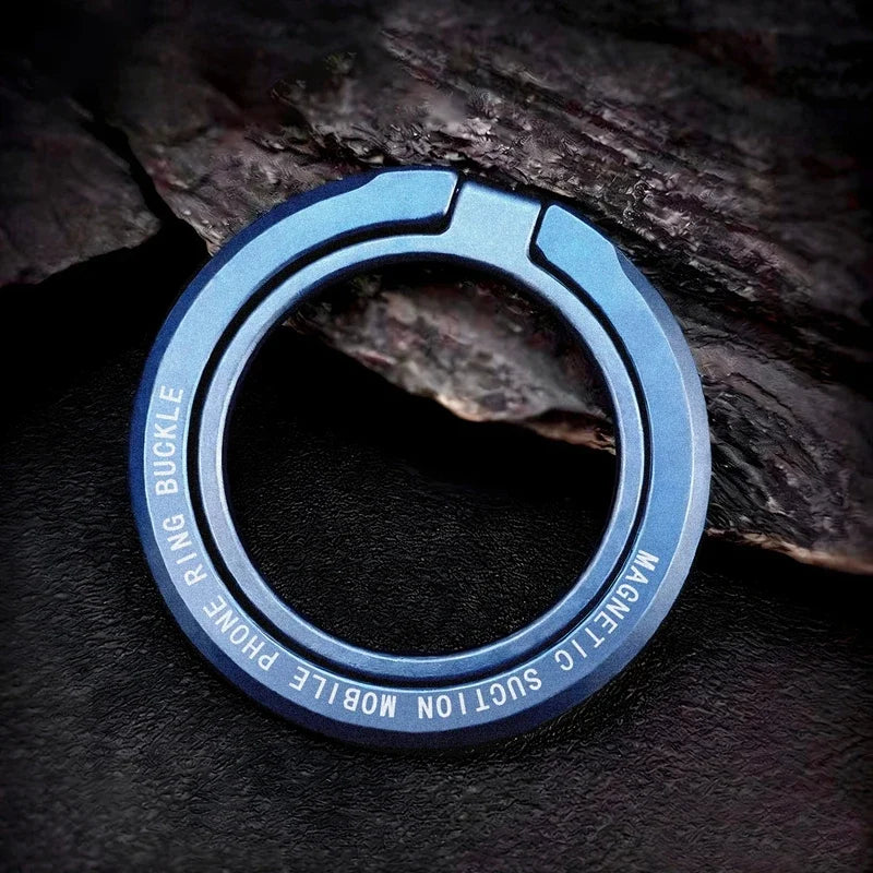 Magnetic Phone Ring Holder – 360° MagSafe Kickstand Grip