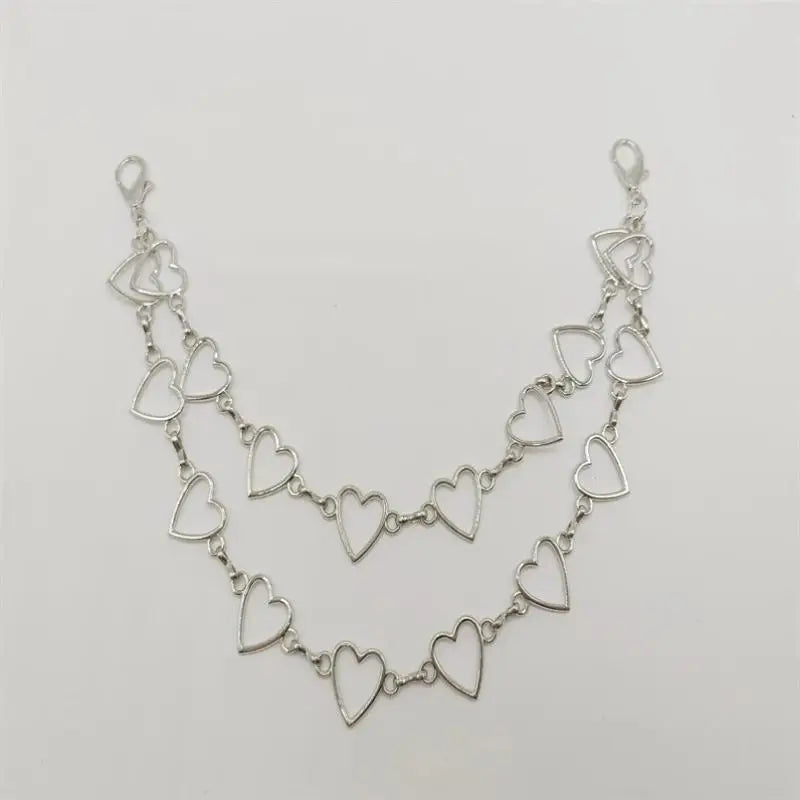 Y2K Metal Pearl Chain Bag Strap with Star Pendants | DIY Handle