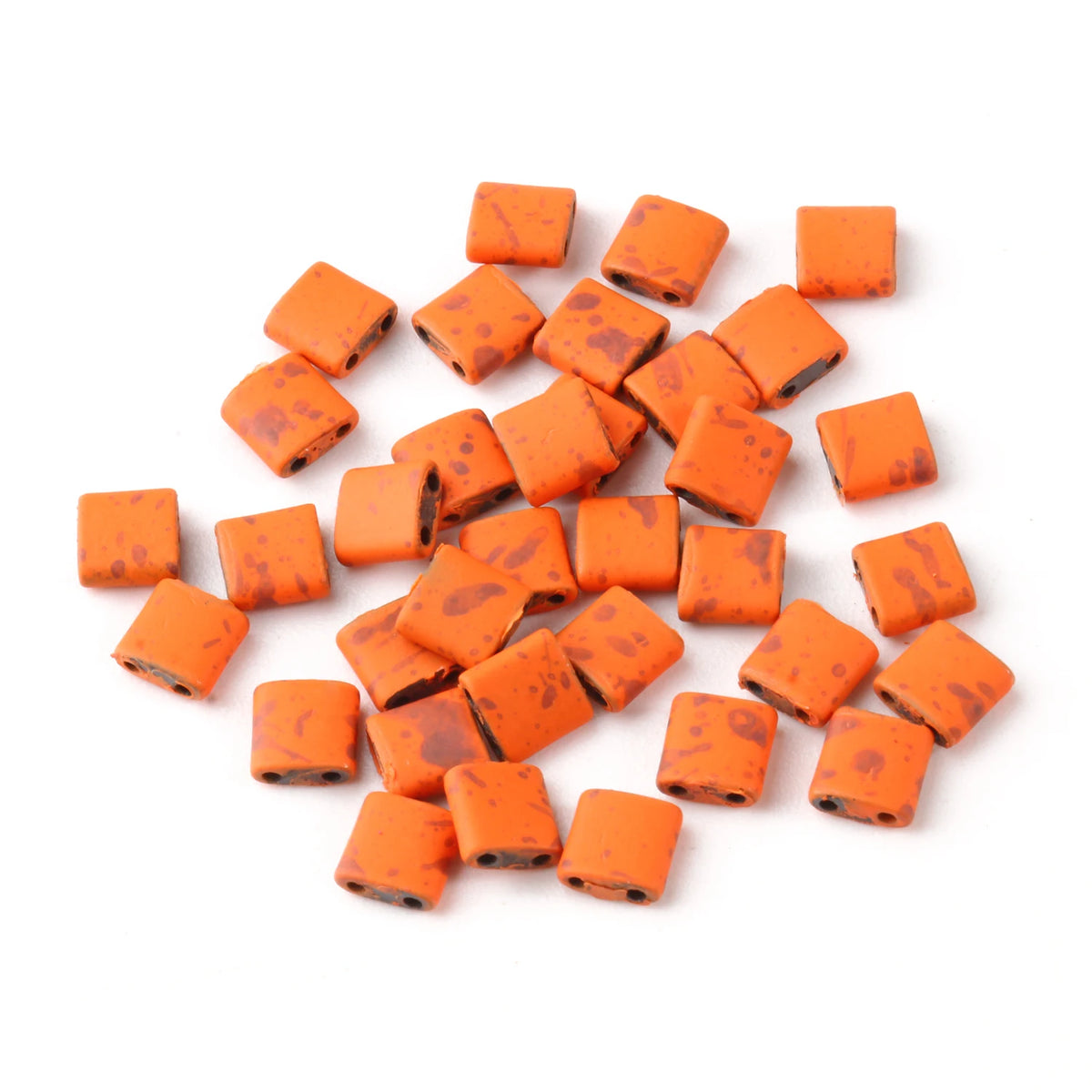 Rectangle Two-Hole Hematite Beads 5x5x2mm – DIY Jewelry Making