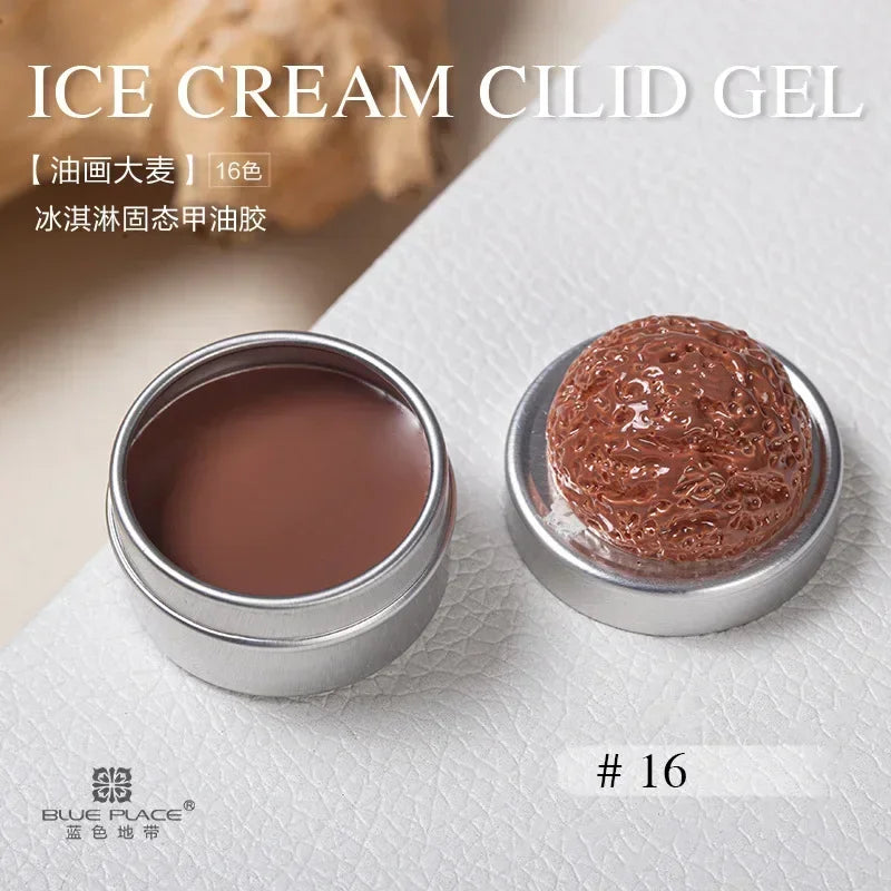 Handaiyan 64 Colors Solid Nail Polish Gel – Ice Cream Texture