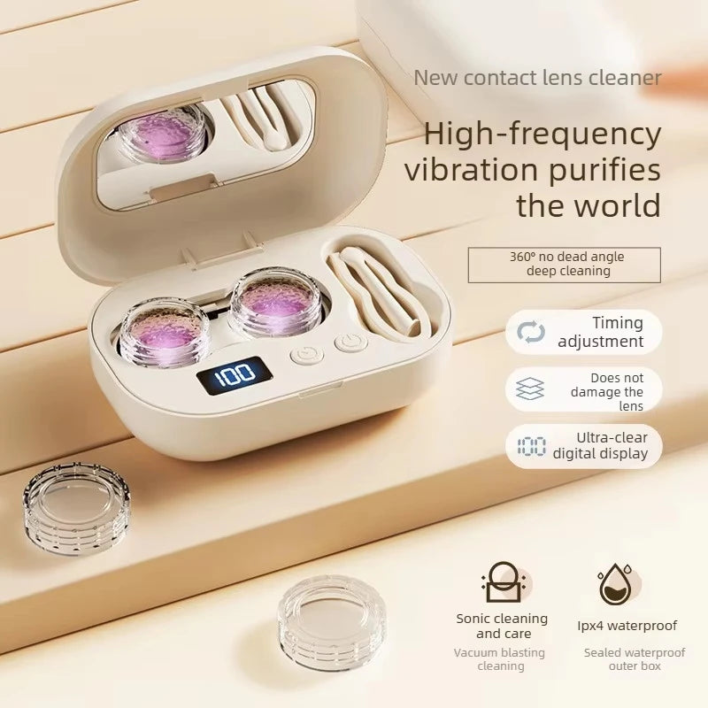 Ultrasonic Contact Lens Cleaner USB-C 18000 RPM | SAMMY