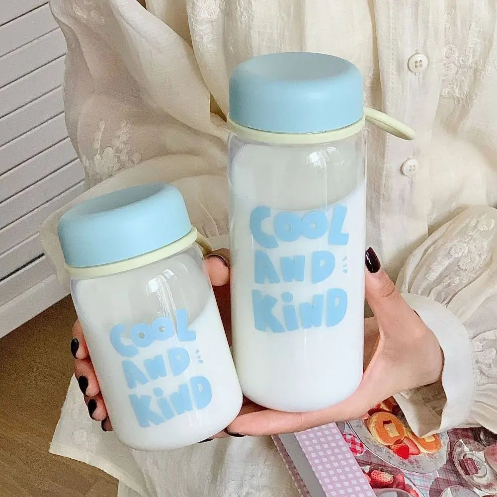 Transparent Water Bottle with Lanyard – 300ml & 500ml Sports Cup