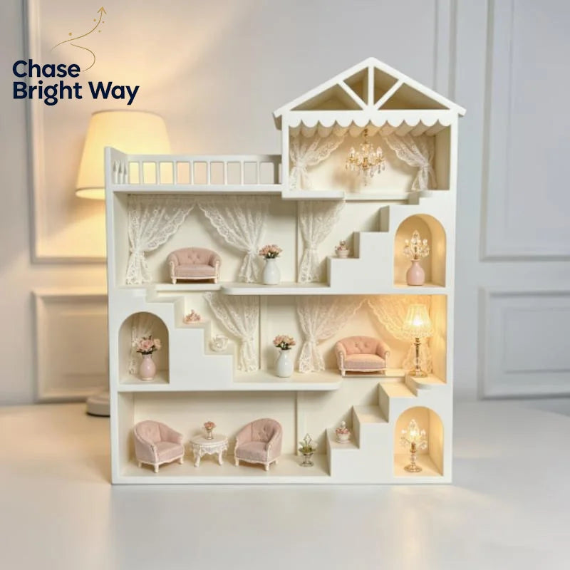 Mini House Display Shelf for Figurines & Blind Box Collectibles