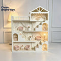 Mini House Display Shelf for Figurines & Blind Box Collectibles