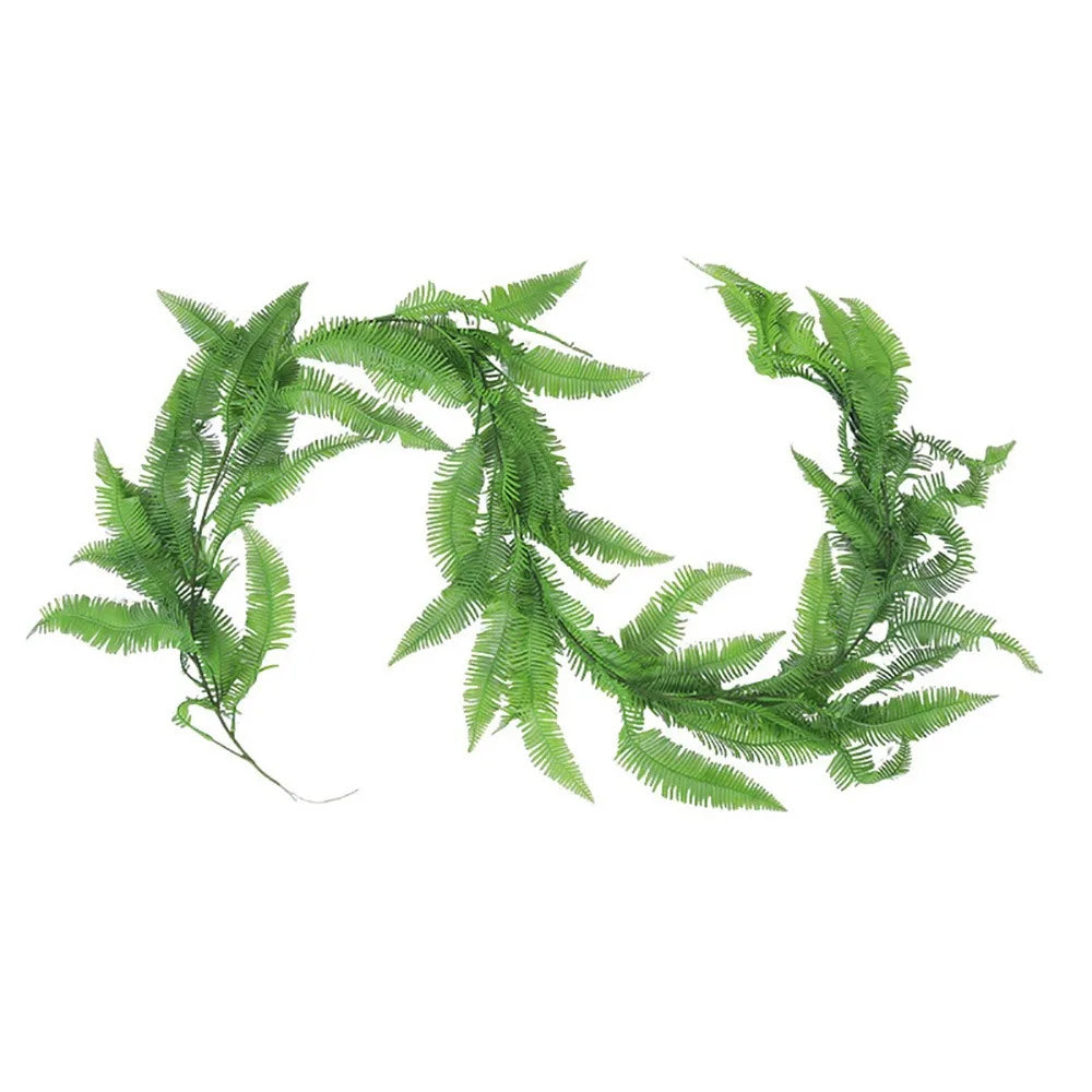 Extra Long Artificial Fern Vine Garland – Wall Hanging Décor