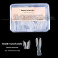 Sandwich Dual Nail Forms 60pcs – Oval Extension Top & Bottom Mold