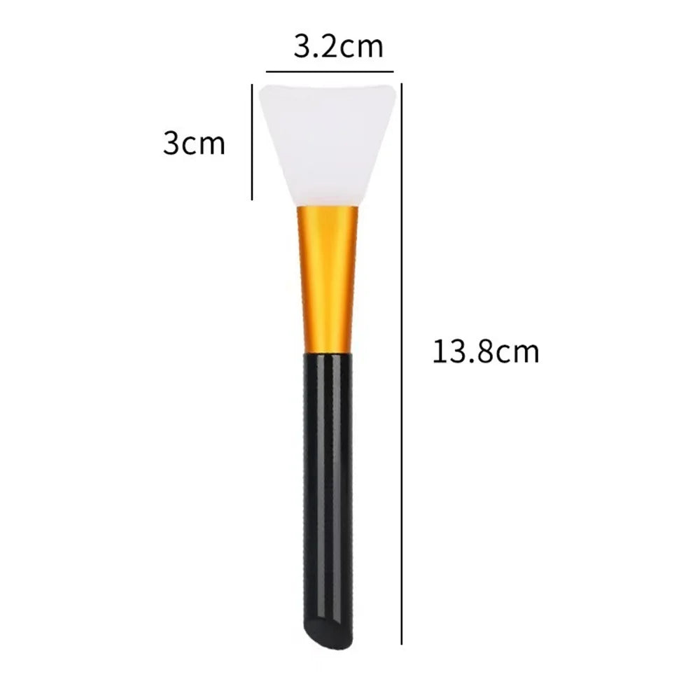Silicone Facial Mask Brush Set – Soft, All Skin Types