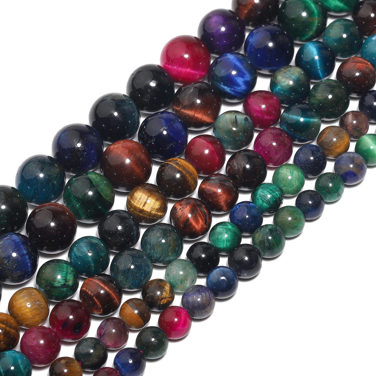 Tiger Eye Stone Beads 6/8/10mm Round Loose Spacer DIY Jewelry